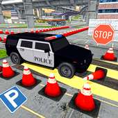 राजमार्ग पुलिस कार पार्किंग3डी