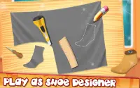 fabricant de chaussures mode styliste filles jeu Screen Shot 10