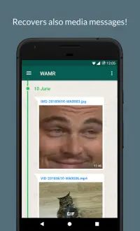 WAMR: Undelete messages! Screen Shot 2