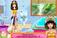 Египет Принцесса Королевский дом Уборка девочек иг Screen Shot 5