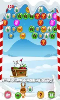 क्रिसमस खेल: बुलबुला बच्चों Screen Shot 0