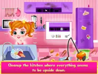 Принцесса Кукольный Дом Игры на уборку и украшение Screen Shot 5