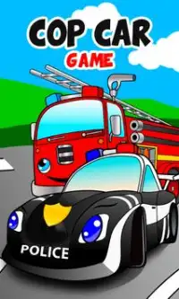 Cop car games for little kids Screen Shot 0