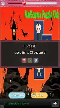 Halloween Puzzle for Kids Screen Shot 2