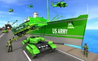 américaine armée navire transporteur 3D: réservoir Screen Shot 11