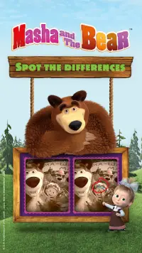 Masha and the Bear - Spot the differences Screen Shot 0