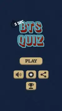 5 SEC BTS QUIZ Screen Shot 0