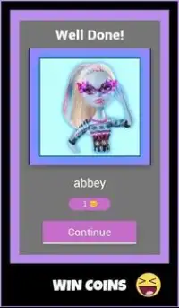 Monster High Dolls - Character Quiz Screen Shot 1