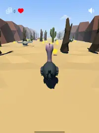 Ostrich Race - Crazy Ostrich Racing Screen Shot 0