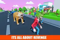 tijger simulator: stadsspel overleving RPG Screen Shot 5