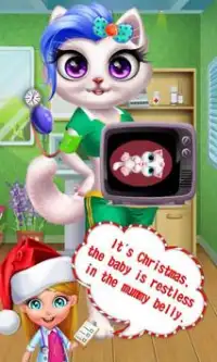 Kitty Family Winter Sim Care Screen Shot 3