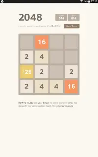 2048 Puzzle Game Tile ! Screen Shot 2