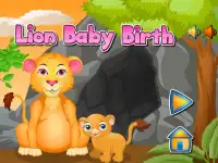 女の子のためのライオンの出産ゲーム Screen Shot 0