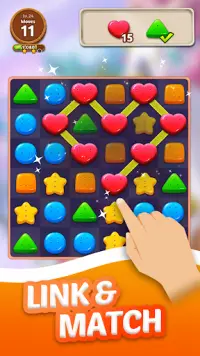 Cookie Crunch: Link Match Puzzle Screen Shot 2