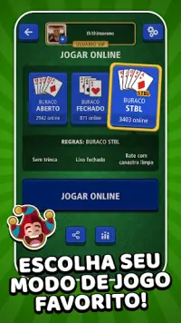 Buraco Jogatina: Card Games Screen Shot 2