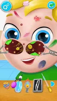 Nose Doctor Fun Kids Game Screen Shot 1