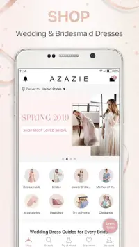 Azazie: Shop Formal & Evening & Bridesmaid dresses Screen Shot 0