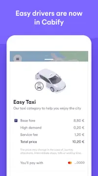 Easy Taxi, a Cabify app Screen Shot 0