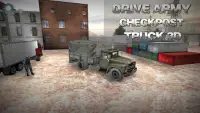 Army Truck Checkpost Drive 3D Screen Shot 0
