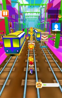 Train Surf runner- Endless Subway Racing Screen Shot 1