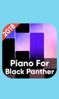 Black Panther Piano Tiles Game Screen Shot 0