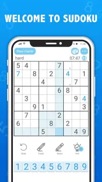 Sudoku Numbers Puzzle Screen Shot 0