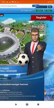 GoalTycoon Be a Real Football Manager & Earn Cash Screen Shot 0