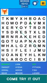 Word Search Link - Jeu de puzzle gratuit Screen Shot 4