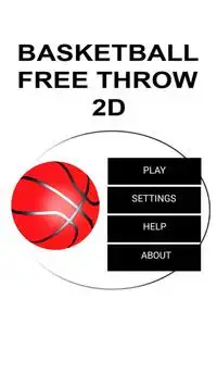 Basketball Free Throw 2D Screen Shot 0