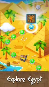 Treasures of Egypt - Free Match 3 & Puzzle Game Screen Shot 2