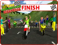 Kids MotorBike Rider Race 3D Screen Shot 14