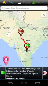 GPS Route Address Finder Screen Shot 1