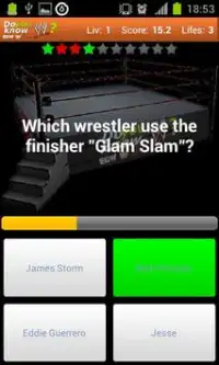 Do you know?  Wrestling Quiz Screen Shot 1