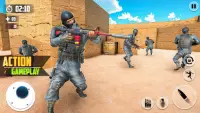 Disparos antiteroristas 3D: New Mission Games 2021 Screen Shot 5