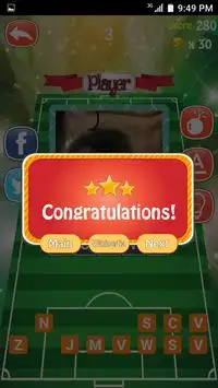 Vermutung Fußball Spieler Auge Screen Shot 5