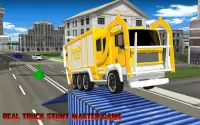 City Garbage Truck Flying Robot-Trash Truck Robot Screen Shot 17
