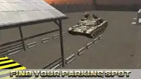 militares tanque estacionamen Screen Shot 2