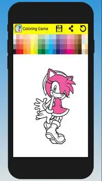 Coloring Book Game Sonic Screen Shot 3