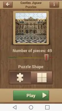 Jeux Puzzle Chateaux Screen Shot 3