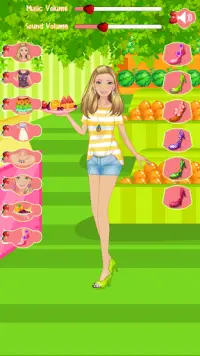 Fruiterer Girl Dress up Game Screen Shot 4