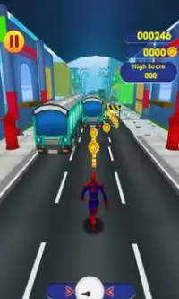 Subway Spider Run Man 0MB vs Deadpool Screen Shot 5