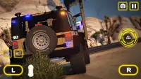 Offroad Police Jeep Driving Screen Shot 0