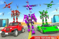 Cheval jeux jeep robot - jeu de voiture robot Screen Shot 21
