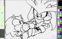 coloring sonic Screen Shot 5