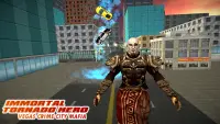 Robot Tornado Crime Simulator-Immortal Flying Hero Screen Shot 1