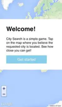 City Search—A Geography Quiz Screen Shot 0