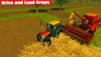 Gerçek Traktör Yük Taşıma 2021:Çiftçilik Oyunları Screen Shot 0