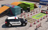 Modern Police Car Parking 3d - Car Driving Games Screen Shot 0