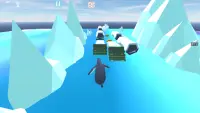 Subway Penguin Ice Surfer 2021  : Free Runner Screen Shot 13
