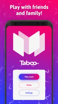 mTaboo - tabu, forbidden words party game! Screen Shot 0